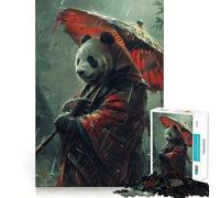Rompecabezas de 1000 Piezas El Panda Misterioso para Adultos Rompecabezas de Memoria Disfruta del Montaje Lento de la Imagen Regalo Creativo 50x75cm