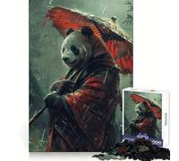Rompecabezas de 1000 Piezas El Panda Misterioso para Adultos Rompecabezas de Memoria Disfruta del Montaje Lento de la Imagen Regalo Creativo 50x75cm