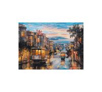 Rompecabezas de 1000 piezas ""El para so del tranv a de San Francisco"" de EuroGraphics, de Eugene Lushpin