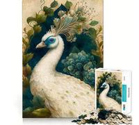 Rompecabezas de 1000 Piezas El Pavo Real para Adolescentes un Rompecabezas Que Ayuda a desarrollar la Memoria, Relajante y Divertido, con un diseño Atractivo y una cálida Sorpresa 38x26cm