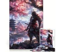 Rompecabezas de 1000 Piezas El Poder del Samurai para Adultos Juguete para ejercitar la Mente y Relajarse Corte Perfecto Regalo Memorable 50x75cm