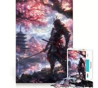 Rompecabezas de 1000 Piezas El Poder del Samurai para Adultos Juguete para ejercitar la Mente y Relajarse Corte Perfecto Regalo Memorable 50x75cm