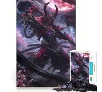Rompecabezas de 1000 Piezas El Poderoso Samurai para Adultos Juguete de ingenio para divertirse en Interiores Arte de Bordes precisos Coleccionable 38x26cm