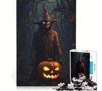 Rompecabezas de 1000 Piezas El presagio de Las Sombras, Juego Familiar, ensamblaje de Patrones, con Piezas de Formas aleatorias Que encajan Perfectamente 38x26cm