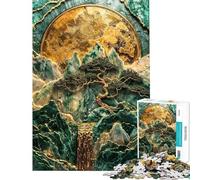 Rompecabezas de 1000 Piezas El Reino del monarca de la montaña para Adolescentes Difícil Cada Pieza es única Juguetes educativos Juegos 38x26cm