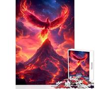 Rompecabezas de 1000 Piezas: El resurgir del Fénix Juguete Educativo Regalo de cumpleaños Juego práctico con póster a Juego y Hoja de Trivia (tamaño 38x52cm)