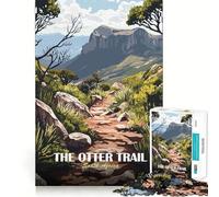 Rompecabezas de 1000 Piezas El Sendero de la Nutria - Paisaje de Sudáfrica - Encaja a la perfección - Juguete artístico - Desafío Mental - Juego de Ocio - Regalo de cumpleaños (50x75cm)