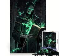 Rompecabezas de 1000 Piezas El Tomo Prohibido del Nigromante para Adolescentes Rompecabezas Mental para aliviar la tensión Regalo Premium para armar (38x26cm)