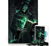 Rompecabezas de 1000 Piezas El Tomo Prohibido del Nigromante para Adultos Ideal para Mejorar la Memoria y Disfrutar de Momentos de Paz Diseño para armar Regalo Premium (50x75cm)