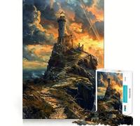 Rompecabezas de 1000 Piezas El Viejo Guardián de la Costa para Adolescentes Juguete de lógica y Ejercicios de Corte preciso Regalo Ideal para Relajarse (50x75cm)