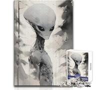 Rompecabezas de 1000 Piezas El Visitante para Adultos Juego de Habilidad Educativo Interactivo Una Gran Idea de Regalo significativa Tamaño 50x75cm