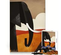 Rompecabezas de 1000 Piezas Elefante Sabio para Adultos Ejercicio Mental Escape Relajante Corte de precisión Regalo Ideal de Navidad (38x52cm)