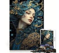 Rompecabezas de 1000 Piezas Elegancia mística a la luz de la Luna para Adolescentes Juguete Intelectual para fomentar la convivencia Corte de Calidad Regalo Memorable (38x26cm)