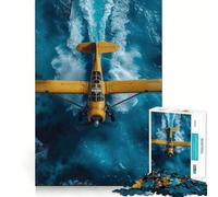 Rompecabezas de 1000 Piezas Elevado sobre Aguas Azules para Adolescentes Juguete de lógica Clara Tiempo de Paz Corte Lista de Deseos de Papá Noel (38x26cm)