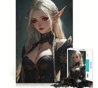 Rompecabezas de 1000 Piezas Elfo de Sangre,Vampiro,Ghoul Diseño de Corte preciso Un desafío Inteligente y Divertido Ideal para el Ocio 38x26cm