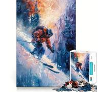 Rompecabezas de 1000 Piezas Emocionante Descenso para Adolescentes Juguete para desarrollar la Habilidad y el estrés Corte preciso Un Regalo Encantador 50x75cm
