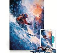 Rompecabezas de 1000 Piezas Emocionante Descenso para Adultos Juguete de lógica Pura Momento de Paz Corte preciso Regalo conmovedor 38x52cm