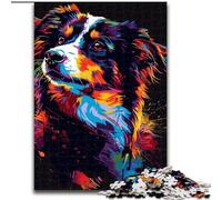 Rompecabezas de 1000 Piezas en Miniatura de Perro Pastor Americano Hecho de cartón Un Rompecabezas desafiante para Adolescentes,diversión Familiar,Regalo de decoración del hogar DIY 1000 Piezas