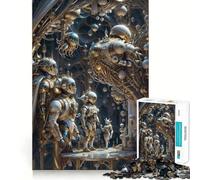 Rompecabezas de 1000 Piezas Encanto Celestial,Arte de Corte Exacto,Rompecabezas de lógica,Juego de Ocio,diversión,decoración navideña para la Pared (38x26cm)