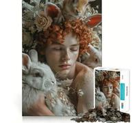 Rompecabezas de 1000 Piezas Encanto Fantasía para Adultos Divertido Juego de Memoria Componentes Resistentes y de Corte Limpio aliviar el estrés (38x26cm)