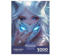 Rompecabezas De 1000 Piezas Enchanted Fox Mask -1 Rompecabezas para Adultos Juego De Ingenio Análisis Y Lógica Cumpleaños 52x38cm/1000pcs
