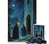 Rompecabezas de 1000 Piezas Encuentro Misterioso Nocturno para Adolescentes Ayuda a Mejorar la Memoria Diseño Divertido y Relajante Regalo Elegante (50x75cm)