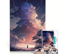 Rompecabezas de 1000 Piezas Enfrentando la tormenta, Juego práctico para Entrenar la Mente y Las Manos, con Piezas de Formas aleatorias Que encajan Perfectamente 50x75cm