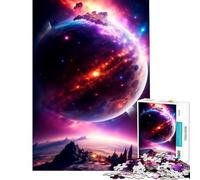 Rompecabezas de 1000 Piezas Espejismo Astral para Adultos Juguetes adictivos para Cultivar la Paciencia Juego Educativo Actividades Familiares Obra de Arte Regalo Ideal (Tamaño 38x26cm)