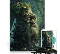 Rompecabezas de 1000 Piezas, Espíritu del Árbol Guardián, Juguete de Corte Premium para ejercitar la Mente, Tiempo de Paz, diversión, Regalo de cumpleaños (38x26cm)