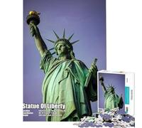 Rompecabezas de 1000 Piezas Estatua de la Libertad en Primer Plano Un desafío para la Inteligencia Juguetes adictivos Juegos relajantes Decoración Perfecta Regalos de Amigo Invisible (tamaño 38x52cm)