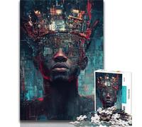 Rompecabezas de 1000 Piezas Estilo Basquiat Corona para Adultos 1000 Piezas para Entrenar tu Cerebro y Tus Manos Regalo para Amigos y Familiares (50x75cm)