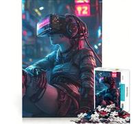 Rompecabezas de 1000 Piezas, Estilo distopía Cyberpunk, Juego Familiar, Actividades Divertidas en casa, cumpleaños y Navidad 50x75cm
