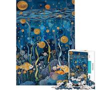 Rompecabezas de 1000 Piezas Estilo Gustave con temática oceánica Rompecabezas para Adultos Juegos relajantes una Obra de Arte cumpleaños y Navidad (tamaño 38x52cm)