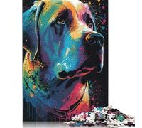 Rompecabezas de 1000 Piezas Estilo Labrador Retriever para Adultos | Rompecabezas sostenible | Juegos | 38 x 26 cm (1000 Piezas)