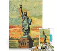Rompecabezas de 1000 Piezas Estilo Liberty Edvard Munch Juguetes para armar desafío difícil con Piezas de Formas aleatorias Que encajan Perfectamente 38x52cm