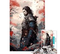 Rompecabezas de 1000 Piezas Eternal Samurai Spirit para Adolescentes Juego práctico de análisis y lógica difícil y desafiante para Mayores de 14 años (50x75cm)