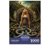 Rompecabezas De 1000 Piezas Eve in Eden Garden Rompecabezas para Adultos Juego De Ingenio Corte De Precisión Cumpleaños Y Navidad 70x50cm/1000pcs