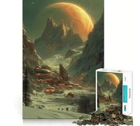Rompecabezas de 1000 Piezas Exploración Planetaria para Adolescentes Juguete Intelectual para la relajación Mental Corte de Calidad Regalo Ideal para Las Fiestas (50x75cm)