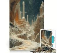Rompecabezas de 1000 Piezas Exploración Planetaria para Adultos y Adolescentes Ideal para Relajarse, Relajarse y desconectar Corte Suave Regalo conmovedor (38x52cm)
