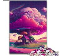 Rompecabezas de 1000 Piezas: Explosión de Nube de Hongo. Rompecabezas de 1000 Piezas para Adultos. Interacción Familiar y desafío Mental. Desafío Familiar (tamaño: 26x38cm).