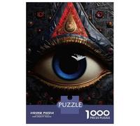 Rompecabezas De 1000 Piezas - Eye of The Pyramid Rompecabezas para Adultos Juego De Ingenio Desafío Difícil Regalos para Reducir El Estrés 38x26cm/1000pcs