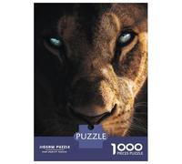 Rompecabezas De 1000 Piezas Eyes of The Lion Rompecabezas para Adultos Juego Práctico Una Obra De Arte Cumpleaños Y Navidad 38x26cm/1000pcs