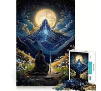 Rompecabezas de 1000 Piezas Fantasía del Cielo Nocturno para Adultos y Adolescentes Juego Mental Diversión Garantizada Diseño Impecable Regalo increíble (50x75cm)