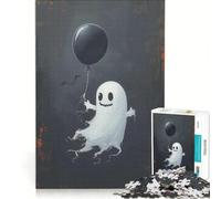 Rompecabezas de 1000 Piezas, Fantasma Kawaii de Halloween, decoración de Pared, Actividades Divertidas para el hogar, colección de Artistas, Bellas Artes 38x52cm