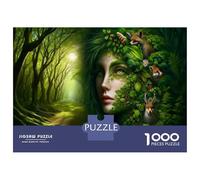 Rompecabezas De 1000 Piezas Fantasy Forest Path Rompecabezas para Adultos Juego Práctico Vacaciones En Casa Matar El Tiempo Cumpleaños 52x38cm/1000pcs