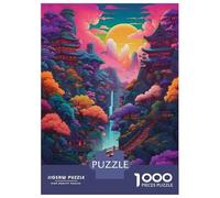 Rompecabezas De 1000 Piezas - Fantasy Landscape 5 Rompecabezas para Adultos Juegos Familiares Carrera De Velocidad Manual Oferta como Regalos para Toda La Familia 52x38cm/1000pcs