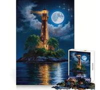Rompecabezas de 1000 Piezas Faro Antiguo para Adultos Estimula la agudeza Mental, Proporciona un Entretenimiento Tranquilo y Ofrece Bordes Suaves Un Regalo entrañable (50x75cm)