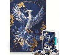 Rompecabezas de 1000 Piezas Fénix de Porcelana renacido Juego de ingenio para Relajarse intelectualmente Regalo de cumpleaños Regalos 38x52cm