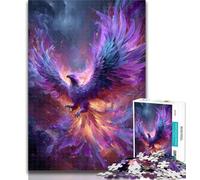 Rompecabezas de 1000 Piezas Fénix Misterioso para Adultos, 1000 Piezas, Entrena tu Cerebro y Tus Manos, Regalo para Amigos y Familiares, 50x75cm