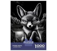 Rompecabezas De 1000 Piezas Fennec Fox in A Dark Landscape Rompecabezas para Adolescentes Juego De Ingenio Regalos para Mujeres Cumpleaños Y Navidad 70x50cm/1000pcs